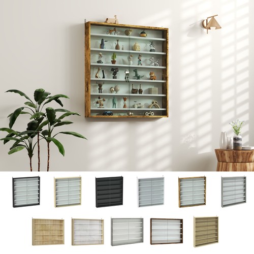 Wandvitrine mit verstellbaren