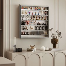 7-stufige Wandvitrine mit